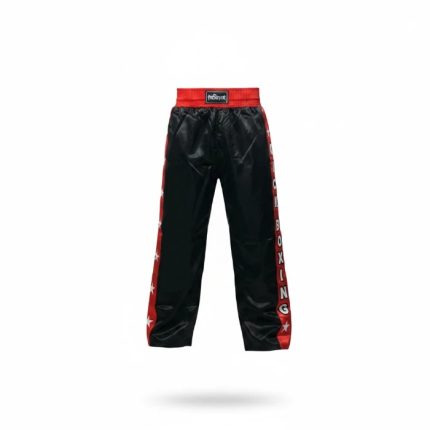 بنطال كيك بوكسنغ / اسود - احمر